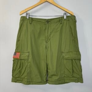 Denim & Supply Polo Ralph Lauren DS USRL Surplus Cargo Shorts Green Men's 36
